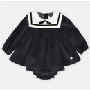 Martin Aranda Set Dress & Bloomer Velvet In Velvet, Pesoz Black