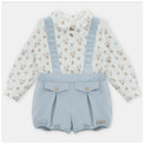 Martin Aranda - Set: Shirt & Coordinated Shorts With Straps Sheffield Blue Grey Image 1