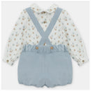 Martin Aranda - Set: Shirt & Coordinated Shorts With Straps Sheffield Blue Grey Image 2