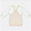 Martin Aranda Set Shirt & Overall In Woven Fabric, Aller Beige