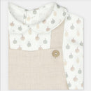 Martin Aranda Set Shirt & Overall In Woven Fabric, Aller Beige