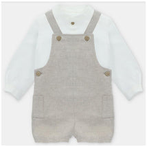 Martin Aranda - Shirt & Overall Newport White & Beige Image 1