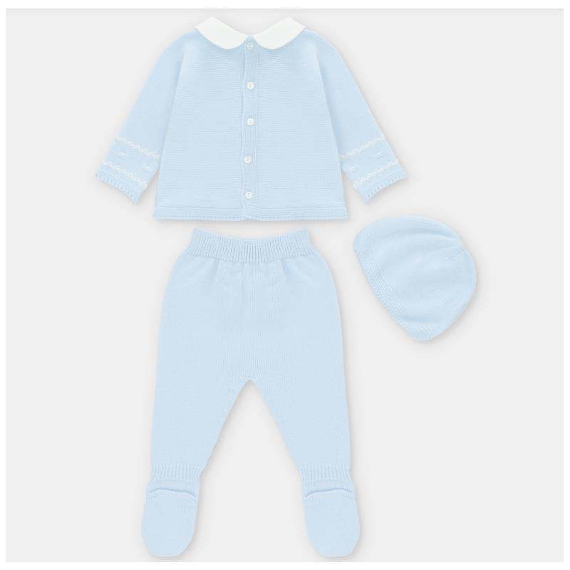 Martin Aranda - Take Me Home Draylon Sweater, Leggings & Pullon Hat Preston Pastel Blue Image 2