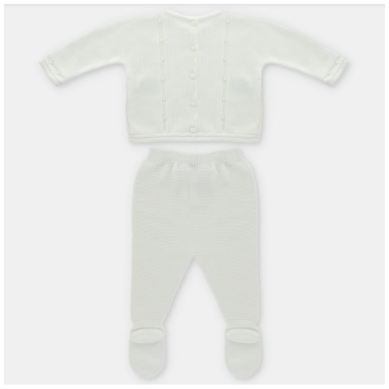 Martin Aranda - Take Me Home Set Sweater & Leggings Knit Firenze, Blanco Roto Image 2