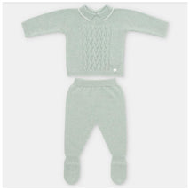 Martin Aranda - Take Me Home Set Sweater & Leggings Knit Lucca, Azul Océano Image 1