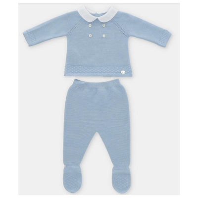 Martin Aranda - Take Me Home Set Sweater & Leggings Knit Monterioralle, Celeste Bebé Image 1