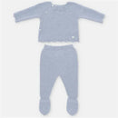 Martin Aranda - Take Me Home Set Sweater & Leggings Knit Nel Blu, White Image 1