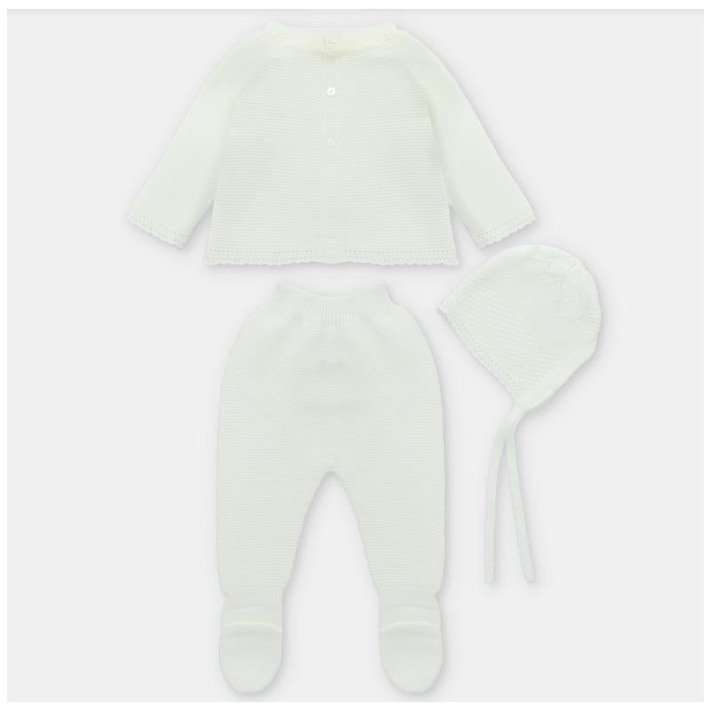 Martin Aranda - Take Me Home Sweater, Leggings & Bonnet Knit Derby Ivory Image 2