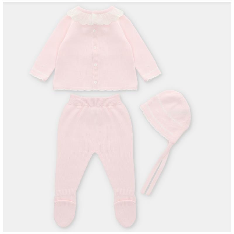 Martin Aranda - Take Me Home Sweater, Leggings & Bonnet Knit Preston Baby Pink Image 2
