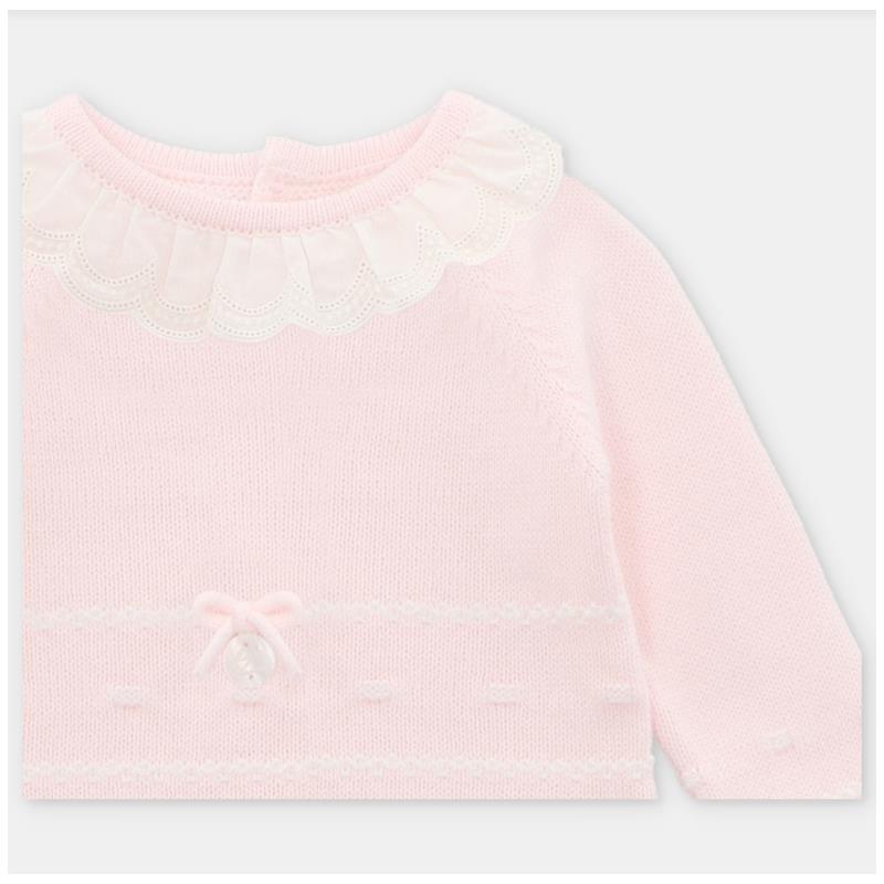 Martin Aranda - Take Me Home Sweater, Leggings & Bonnet Knit Preston Baby Pink Image 3