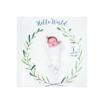 Mary Meyer - Lulujo Baby’s First Year Blanket & Cards Set, “Hello World” Image 1