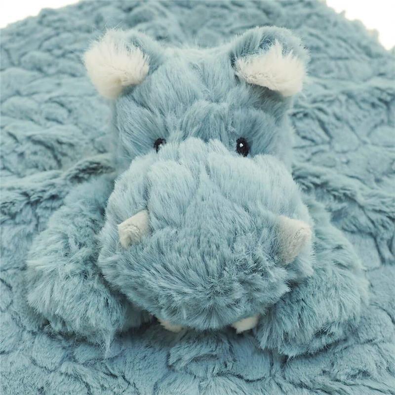 Mary Meyer - Putty Nursery Stuffed Animal Security Blanket, Hippo Image 5
