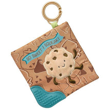 Mary Meyer - Sweet Soothie Crinkle Teether Toy with Baby Paper and Squeaker, Chippy Cookie  Image 1