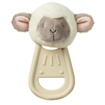 Mary Meyer - Teething Toys Simply Silicone Teether with Soft Toy, 6-Inches, Lamb Image 1