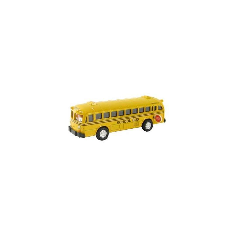 Master Toys & Novelties Pull & Action Diecast Classic School Bus Image 1