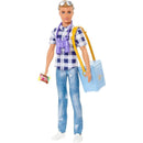 Mattel - Barbie Blonde Ken Doll with Blue Eyes in Plaid Shirt Image 2