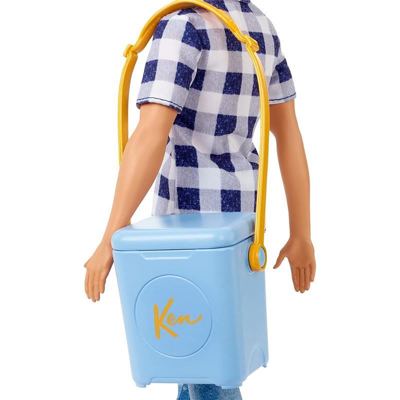 Mattel - Barbie Blonde Ken Doll with Blue Eyes in Plaid Shirt Image 3