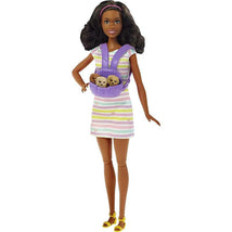 Mattel - Barbie Brunette Doll with Mommy Dog Image 2