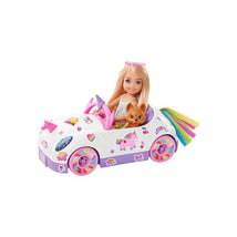Mattel - Barbie Club Chelsea Doll & Unicorn Car Image 1