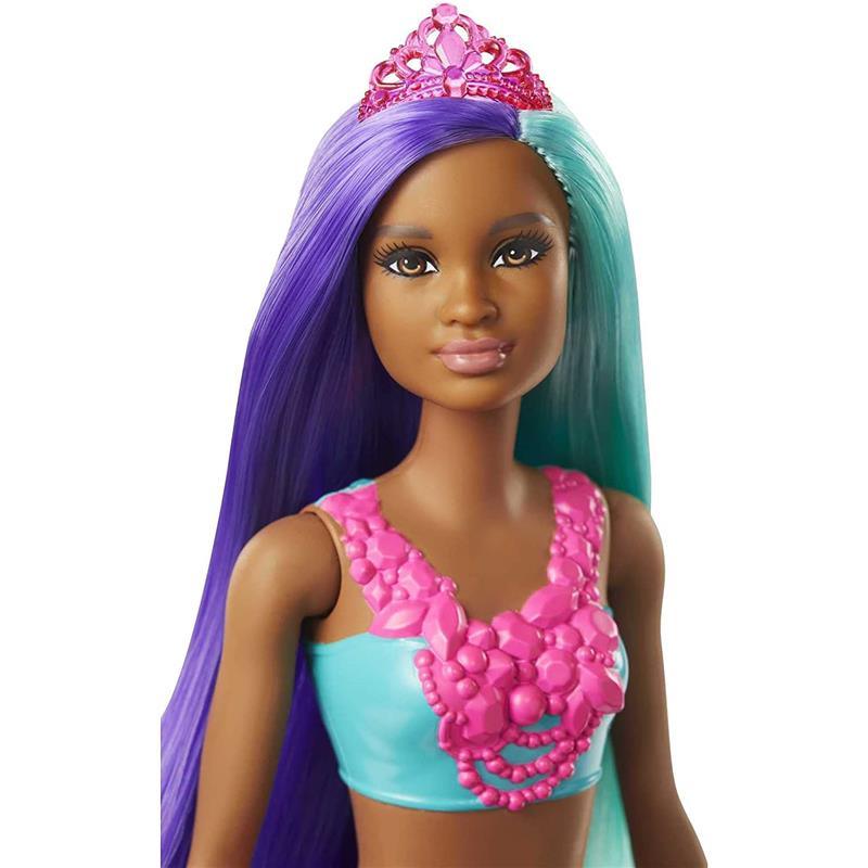 Mattel - Barbie Dreamtopia Mermaid Doll, Teal and Purple Hair Image 3