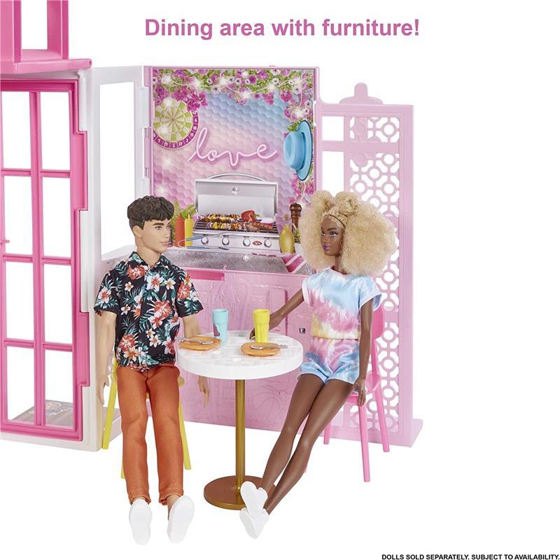 Mattel - Barbie FURNISHED House PLAYSET Image 7