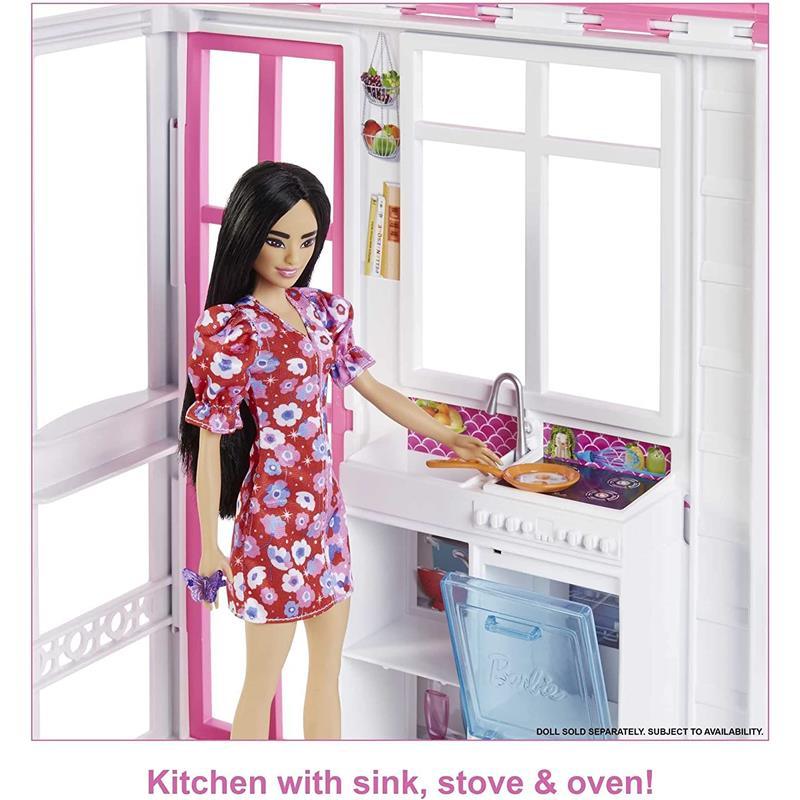 Mattel - Barbie FURNISHED House PLAYSET Image 5
