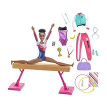 Mattel - Barbie Gymnastics Playset: Brunette Barbie Doll Image 1