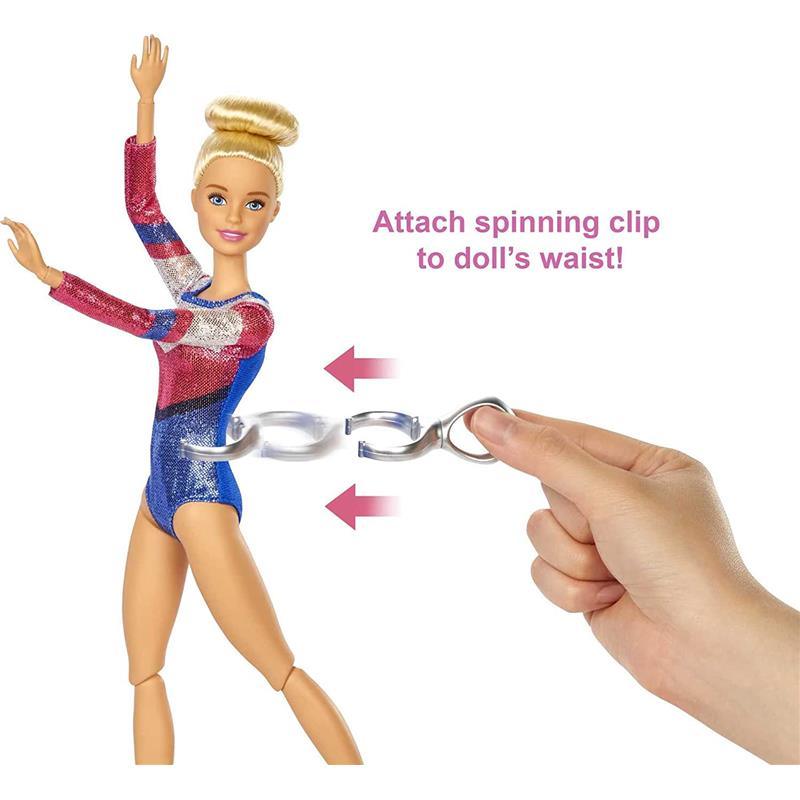 Mattel - Barbie Gymnastics Playset with Doll Image 2