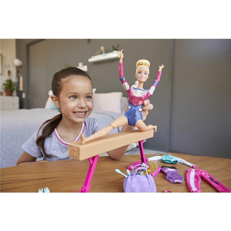 Mattel - Barbie Gymnastics Playset with Doll Image 4