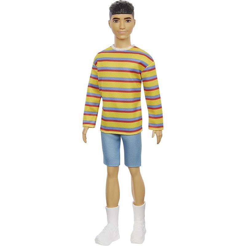 Mattel - Barbie Ken Fashionista Doll Striped Shirt Image 1