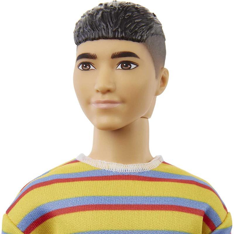 Mattel - Barbie Ken Fashionista Doll Striped Shirt Image 5