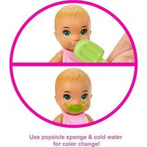 Mattel Barbie Skipper Babysitters Bath Time Baby Image 3