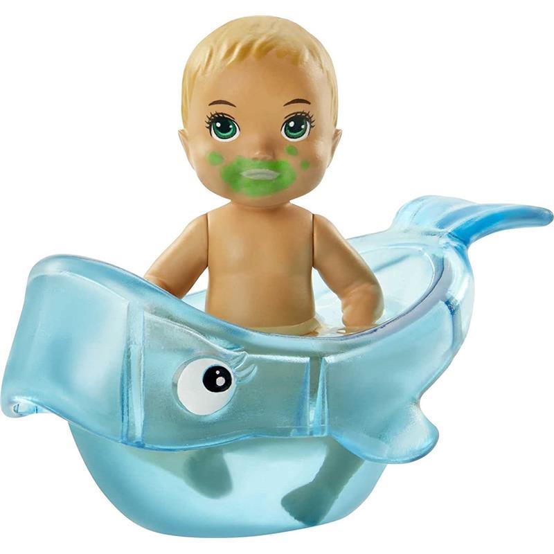 Mattel Barbie Skipper Babysitters Bath Time Baby Image 4