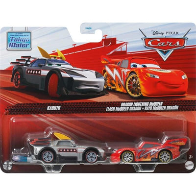 Mattel - Cars Character Cars Dragon Lighting Mcqueen + Flash Mcqueen Dragon Image 1