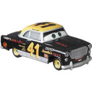 Mattel - Cars Characters Dirt Track Fabulous Hudson Hornet + Clovis Rider Image 2