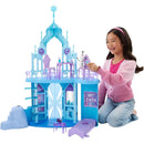 Mattel - Disney Frozen Elsa Ice Castle Playset with Olaf Figure Image 1