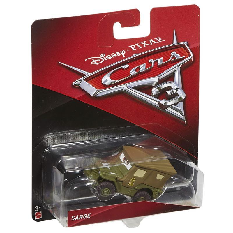 Mattel Disney Pixar Cars 3 Character Sarge, Green Military Jeep Image 4