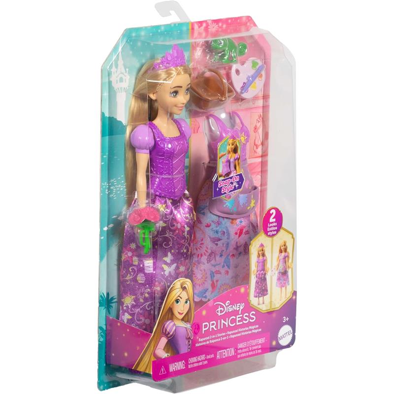 Mattel - Disney Princess Fashion Storytelling Doll, Rapunzel Image 7
