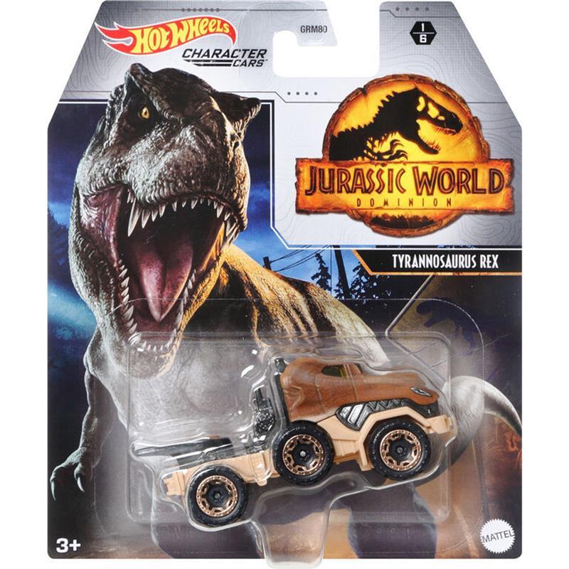 Mattel - Hot Wheels Character Cars Jurassic World Tyrannosaurus Rex Image 1