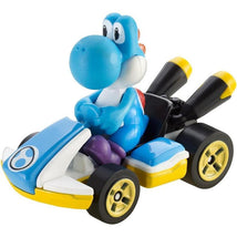 Mattel - Hw Mario Kart, Light-Blue Yoshi Standard Kart Image 1