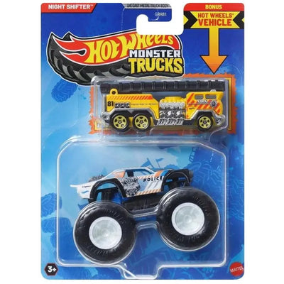 Mattel - Hw Mt Die-Cast & Truck Night Shifter And 5 Alarm Image 1