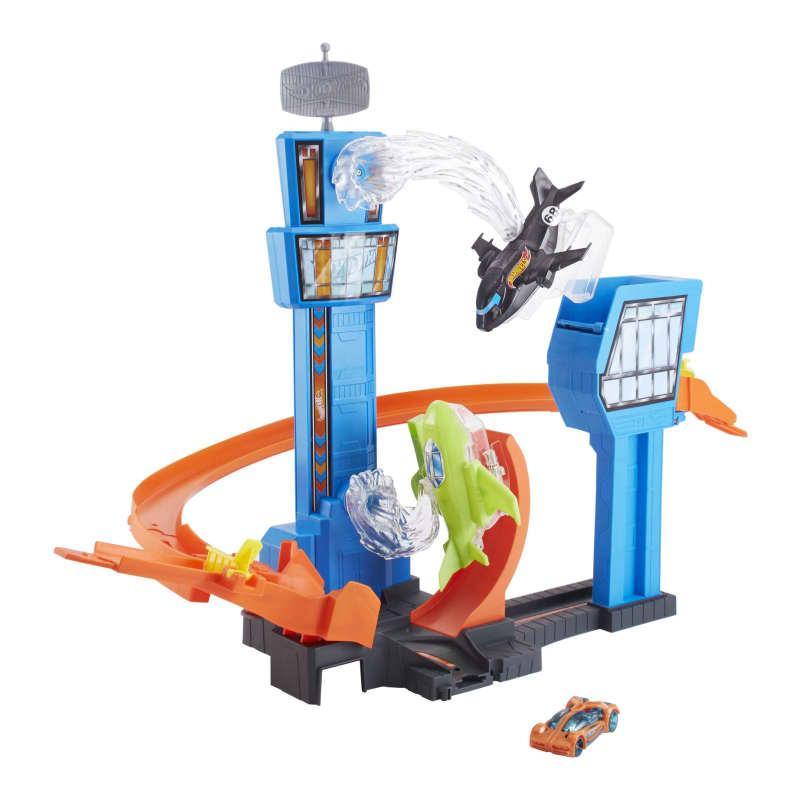 Mattel Hot Wheels Jet Jump Airport Play Set Image 9
