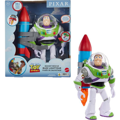 Mattel - Pixar Large Scale Feature Figure, Buzz With Rocket Image 1