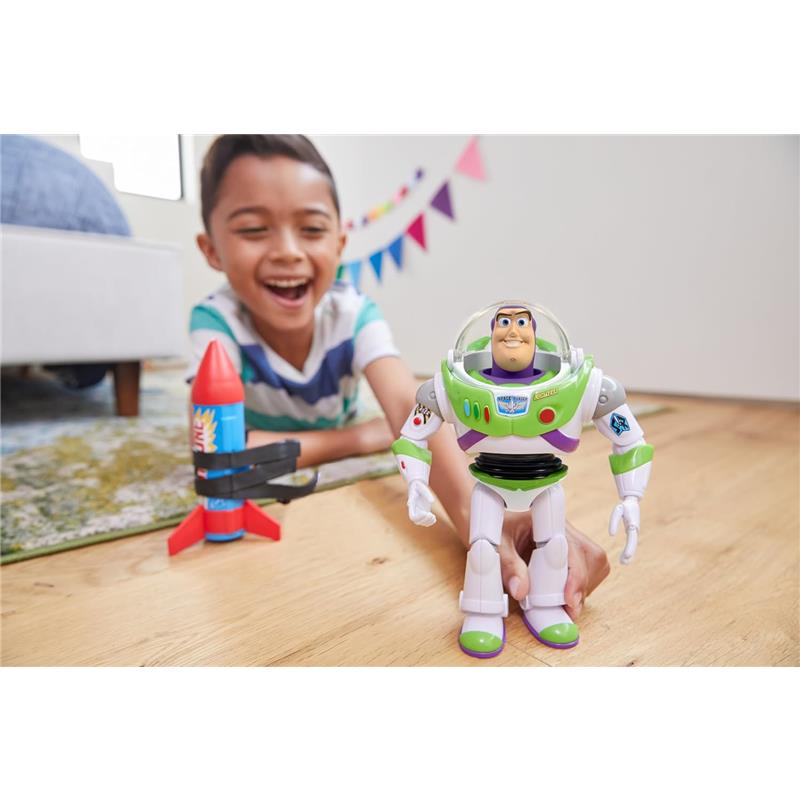 Mattel - Pixar Large Scale Feature Figure, Buzz With Rocket Image 2