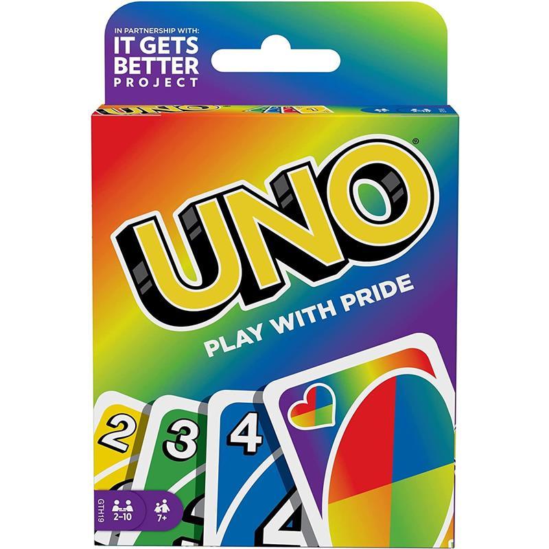 Mattel - UNO Play with Pride Edition Card Game Image 1