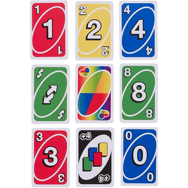 Mattel - UNO Play with Pride Edition Card Game Image 4