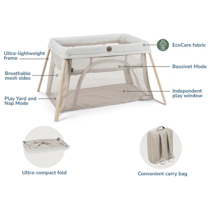 Maxi-Cosi - Calao Travel Play Yard, Classic Oat (EcoCare) Image 3