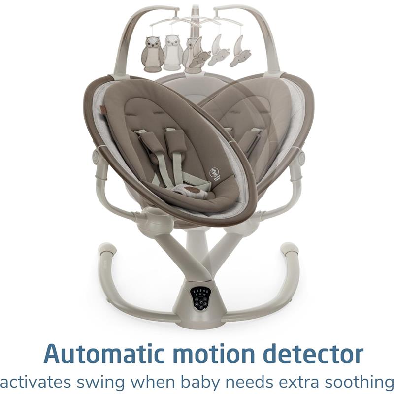 Maxi-Cosi - Cassia Smart Baby Swing for Infants, Truffle Image 11