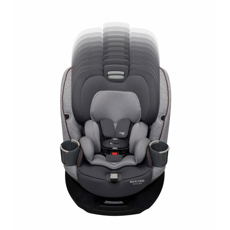snijden Collega Beschietingen Maxi-Cosi - Emme 360 All-in-One Rotational Convertible Car Seat, Midni