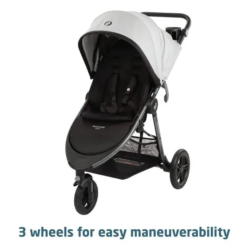 maxi cosi wheels Maxi-Cosi Gia XP Luxe 3-Wheel Travel System, Midnight Moon